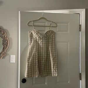 Zara gingham dress